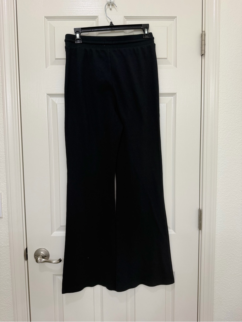 Sunday Best Black Wide-Leg Knit Pants